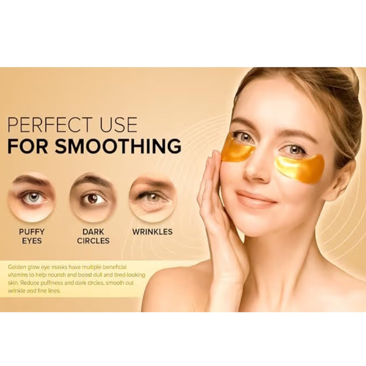 پچ زیر چشم طلایی Gold Collagen نمای جلوی بسته