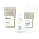 پک روزانه The Ordinary شامل شوینده، سرم هیالورونیک اسید و مرطوب‌کننده – مناسب روتین پوست ساده و مؤثر