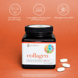 کلاژن Youtheory Advanced 6000mg نمای جلو